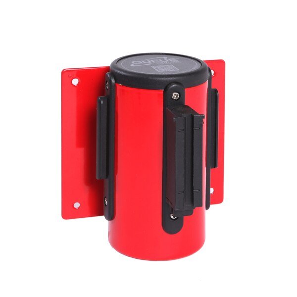 WallMaster 300, Red, 13' Red/White CAUTION-DO NOT ENTER Belt, Queue Solutions, Mfr#: WM300R-RWC130